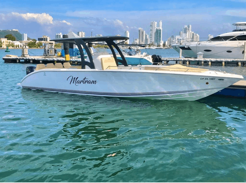 renta de botes deportivos en cartagena - lancha martram